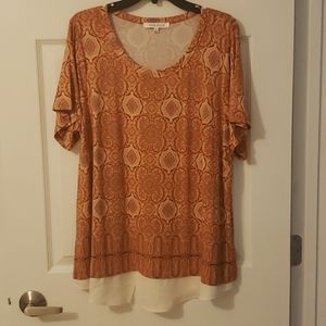 Rose + Olive Blouse 1X